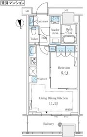 WORLD TOWER RESIDENCEの間取り画像