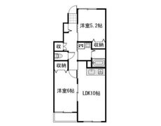 プティーシュシュ撫川の間取り画像