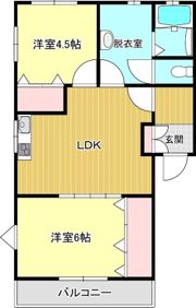 フォレスト国府Ⅱの間取り画像