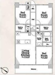 N－stage船堀の間取り画像