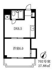 第二若木コーポの間取り画像