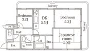ユーコート住吉の間取り画像