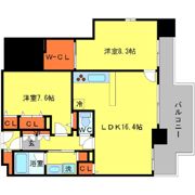 BRAVI南堀江の間取り画像