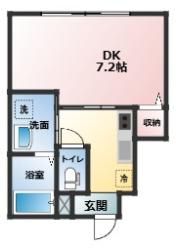 シャンテ四ツ井の間取り画像