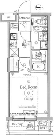 SHOKEN Residence川崎＜登戸WEST＞の間取り画像