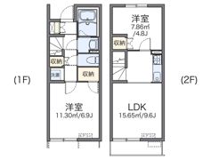レオネクストコーポ吉浜2の間取り画像