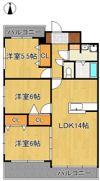 ERURISUTON KATOの間取り画像