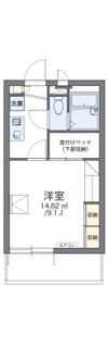 レオパレスシリウスの間取り画像