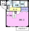 パルテール ジャスマンの間取り画像
