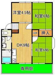 グリーンビレッジ湯川 B棟の間取り画像