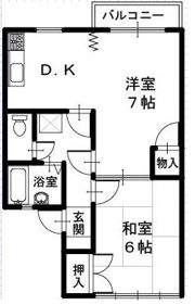 ハイツアプローチ Ⅱの間取り画像