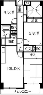 ライオンズヒルズ山根の間取り画像