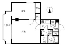 ハウス代官山の間取り画像