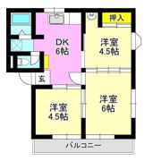 コスモエイト丸和の間取り画像