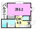 ラフィネ道後樋又の間取り画像