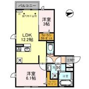 AXAS 8の間取り画像