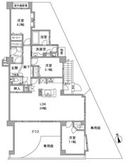 ユーフォリア虹ヶ丘の間取り画像