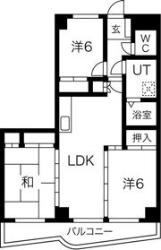 サンヒルズ松和花壇の間取り画像