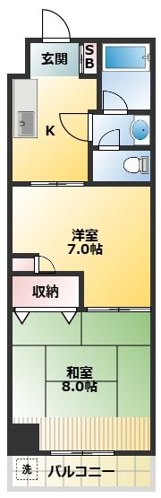 ハオスローレライの間取り画像
