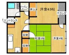 三殿台マンションの間取り画像