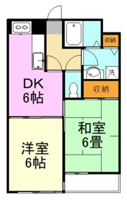 ラポールヤマミツの間取り画像