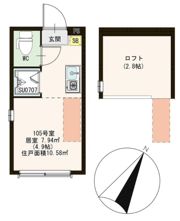 プランドール西荻の間取り画像