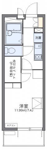 レオパレスTN参番館の間取り画像