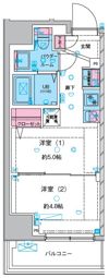 GENOVIA本所吾妻橋Ⅲの間取り画像