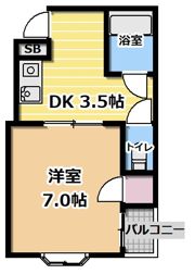 メゾンなごみの間取り画像