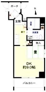 ロハス江坂の間取り画像