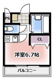 ポポハイツの間取り画像