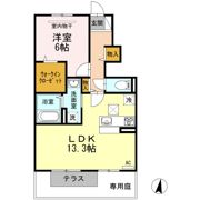 オネスト上林 B棟の間取り画像