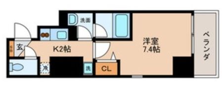 フォレシティ蔵前の間取り画像