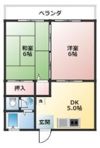コーポあおき2の間取り画像