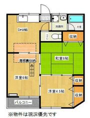 テラヴィⅡの間取り画像