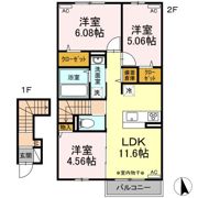 ムーンボウの間取り画像