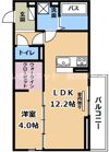 collina一里山の間取り画像