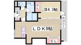 アロハ名谷の間取り画像
