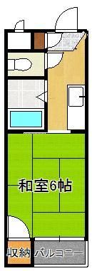 シャトレ天神の間取り画像