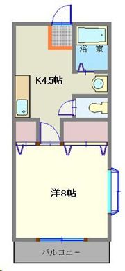 フレンディハイツ小池の間取り画像