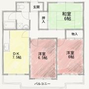 メゾングリーンヒルの間取り画像