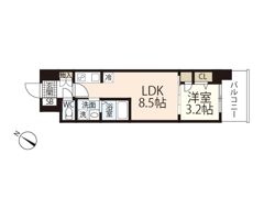 S－RESIDENCE東千田公園alesiaの間取り画像