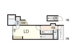 リバーノース大宮の間取り画像