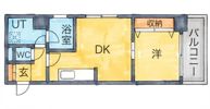 アスール江坂3rdの間取り画像