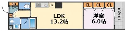 ブラービ南船場の間取り画像