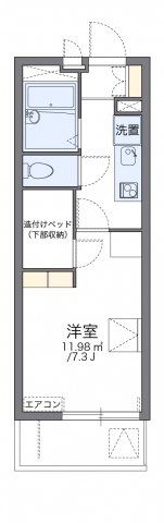 レオパレス中宗岡ドゥーエの間取り画像