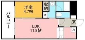 ALIVIO上水前寺の間取り画像