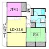 コーポ谷町の間取り画像
