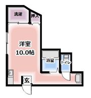 高瀬マンションの間取り画像