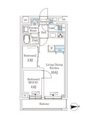 プラネソシエプラス桜台の間取り画像